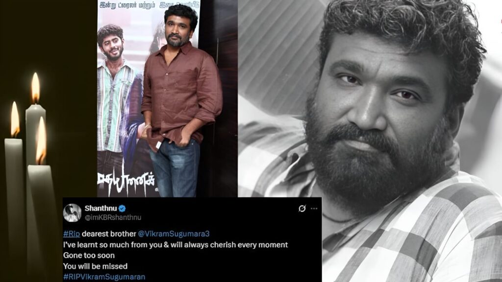 Vikram Sugumaran Tamil film director dies at 47 due to heart attack during travel from Madurai to Chennai